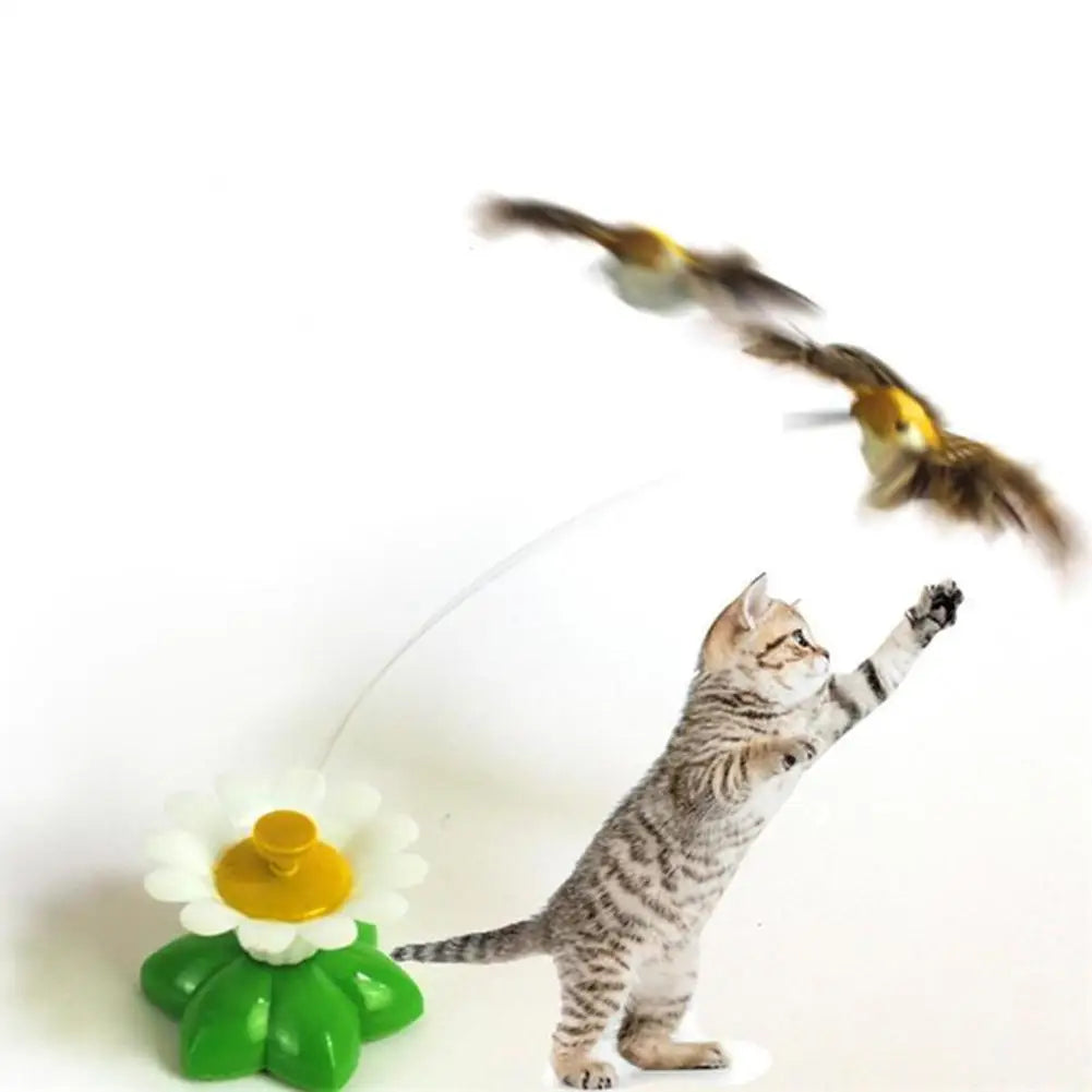 Interactive Cat Toy Automatic Rotating Flying Butterfly