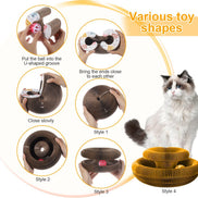 Interactive Self-Rolling Ball Cat Toy